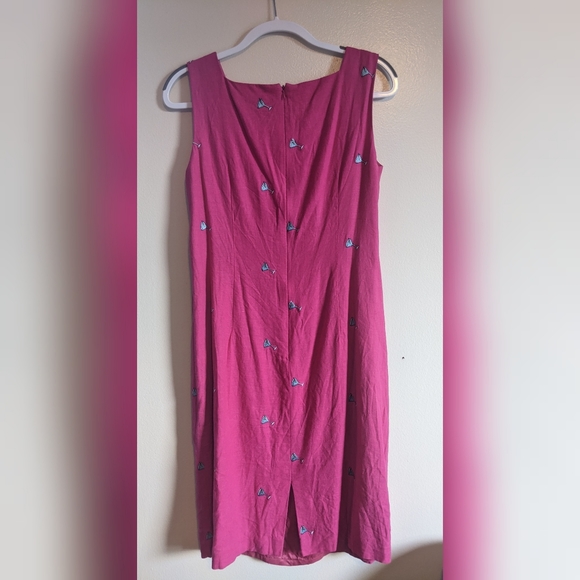 VINTAGE Lenny New York Pink Martini Dress - Picture 2 of 4